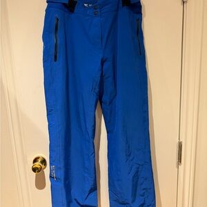 Women's Bright Blue Ski Pants - Waterproof Performance